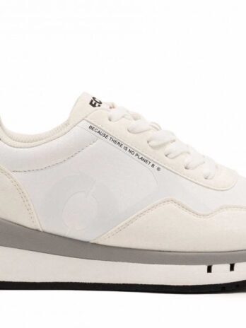 SICILIAALF LEATHER SNEAKERS WOMAN WHITE