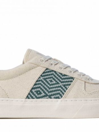 MAI CHAU CANVAS BEIGE/TEAL GREEN