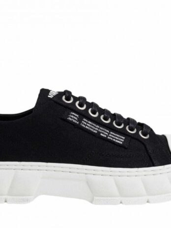 1968 BLACK CANVAS TOE-CAP LOW